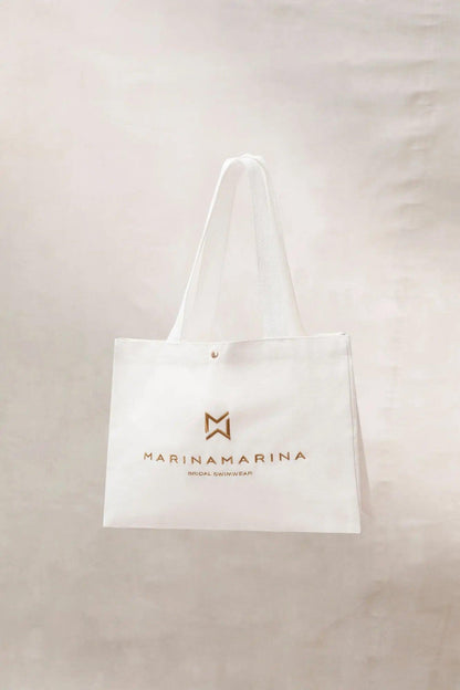 White Beach Tote Marina Marina Bridal Swimwear